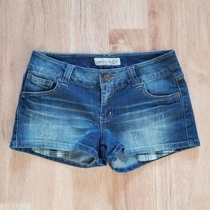 Low Rise Jean Shorts